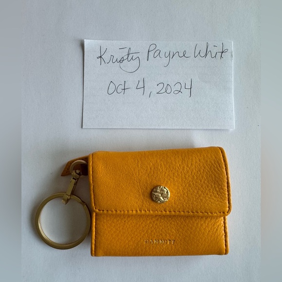 Hammitt Royce wallet with keychain in Tangerine - Picture 1 of 3